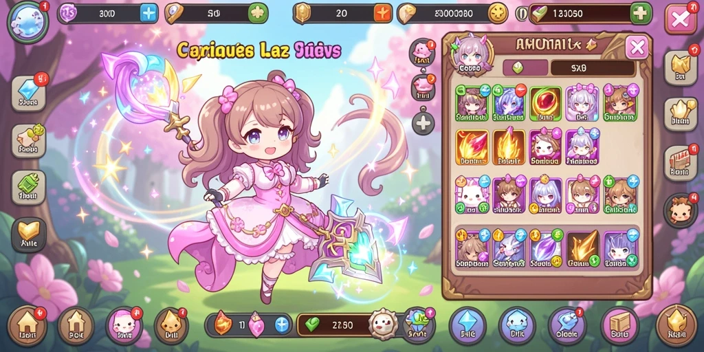 Tangkapan layar menampilkan aksi seru dalam game.
