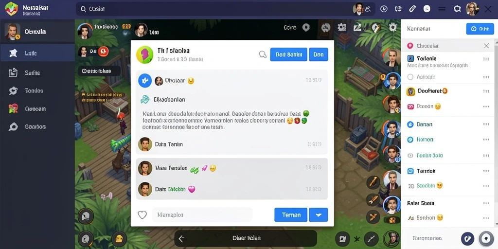 Tampilan utama game CRS99 dengan karakter pilihan.