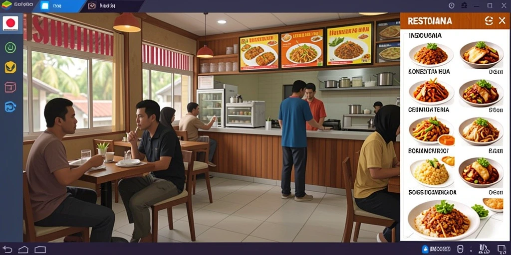 Tampilan awal yang menarik dan penuh warna.