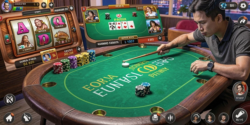 Tangkapan layar menampilkan antarmuka menarik dari KUDETABET98.