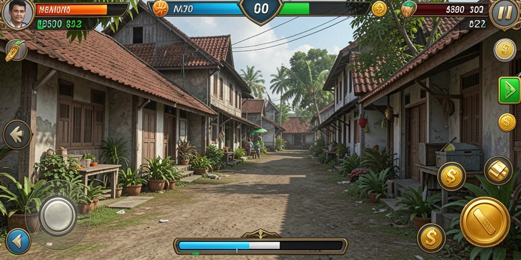 Tampilan karakter yang menarik dan unik.