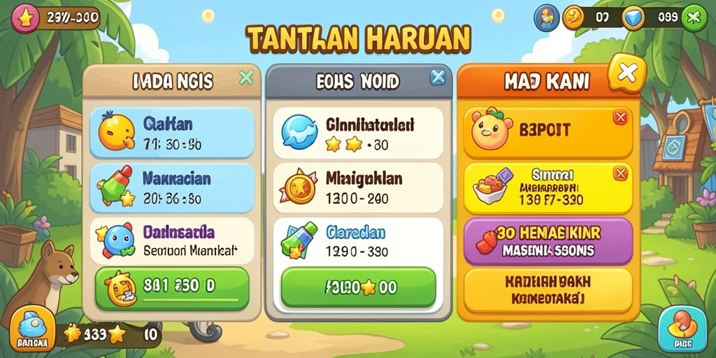 Tampilan awal yang menarik dan intuitif.