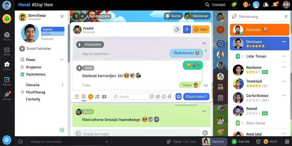 Tangkapan layar memperlihatkan karakter utama dalam aksi.