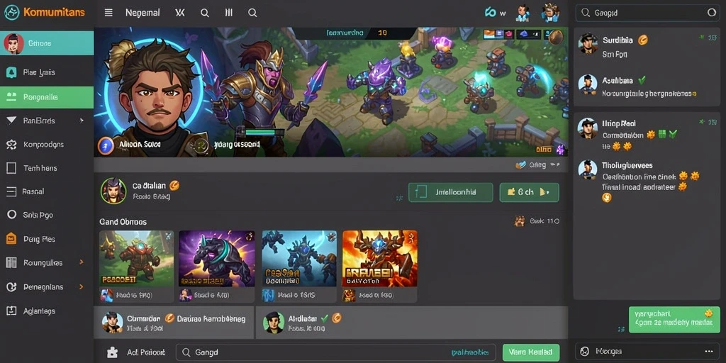 Screenshot menunjukkan karakter utama dalam mode petualangan.