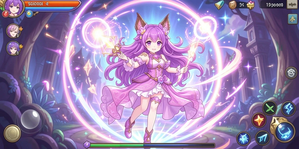 Tampilan grafis yang menakjubkan dalam permainan.
