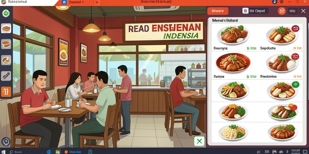 Tampilan antarmuka yang intuitif dan menarik.