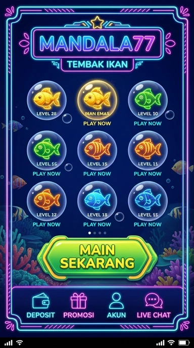 Galeri pratinjau visual mandala77 build APK resmi terbaru
